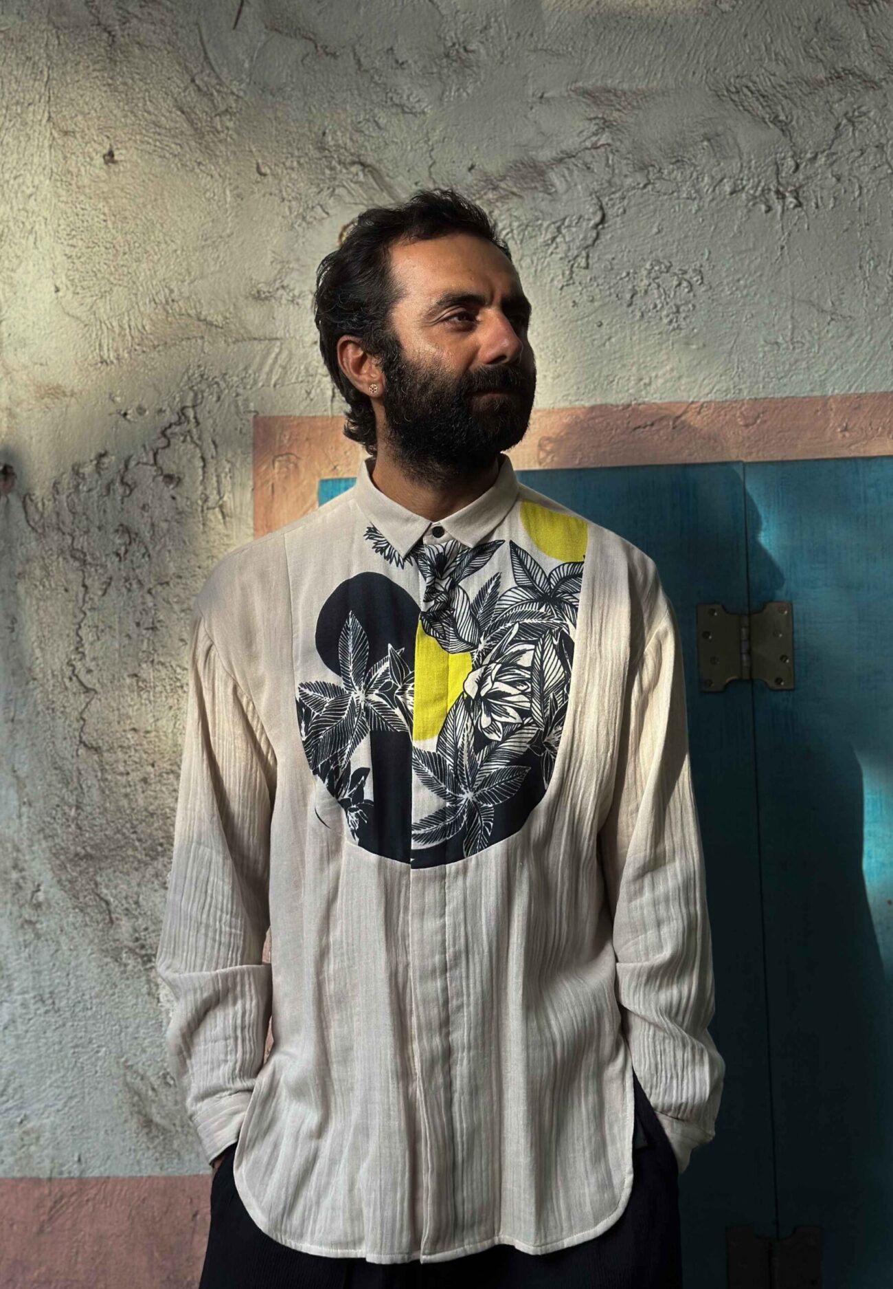 Tropical moon shirt