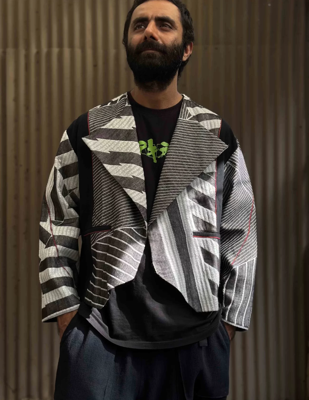 Boa Stripes Jacket